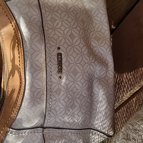 Rosetti Tan And Cream Faux Leather Shoulder Bag - Picture 2 of 10